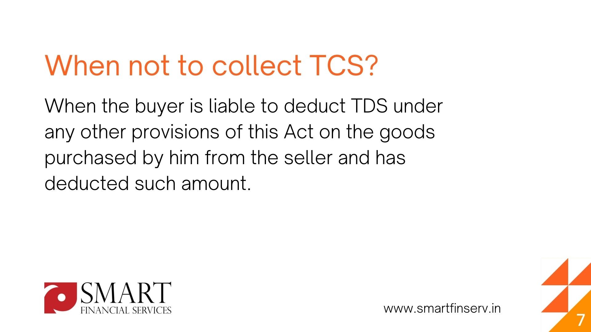 TCS on Sale of Goods 7